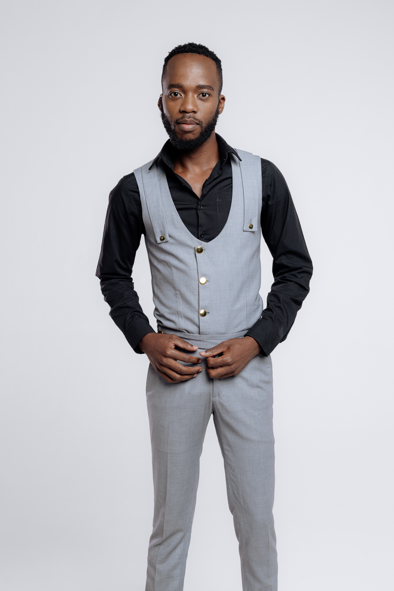 Grey Men's Jumpsuit